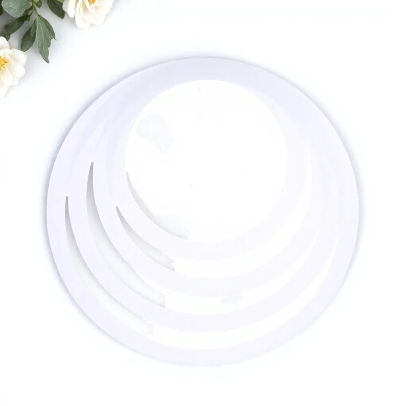 

4pcs Snare Drum Mute Circle Premium Durable Pc Film Easy Carry Convenient Installation For Drum Kit Practice Percussion