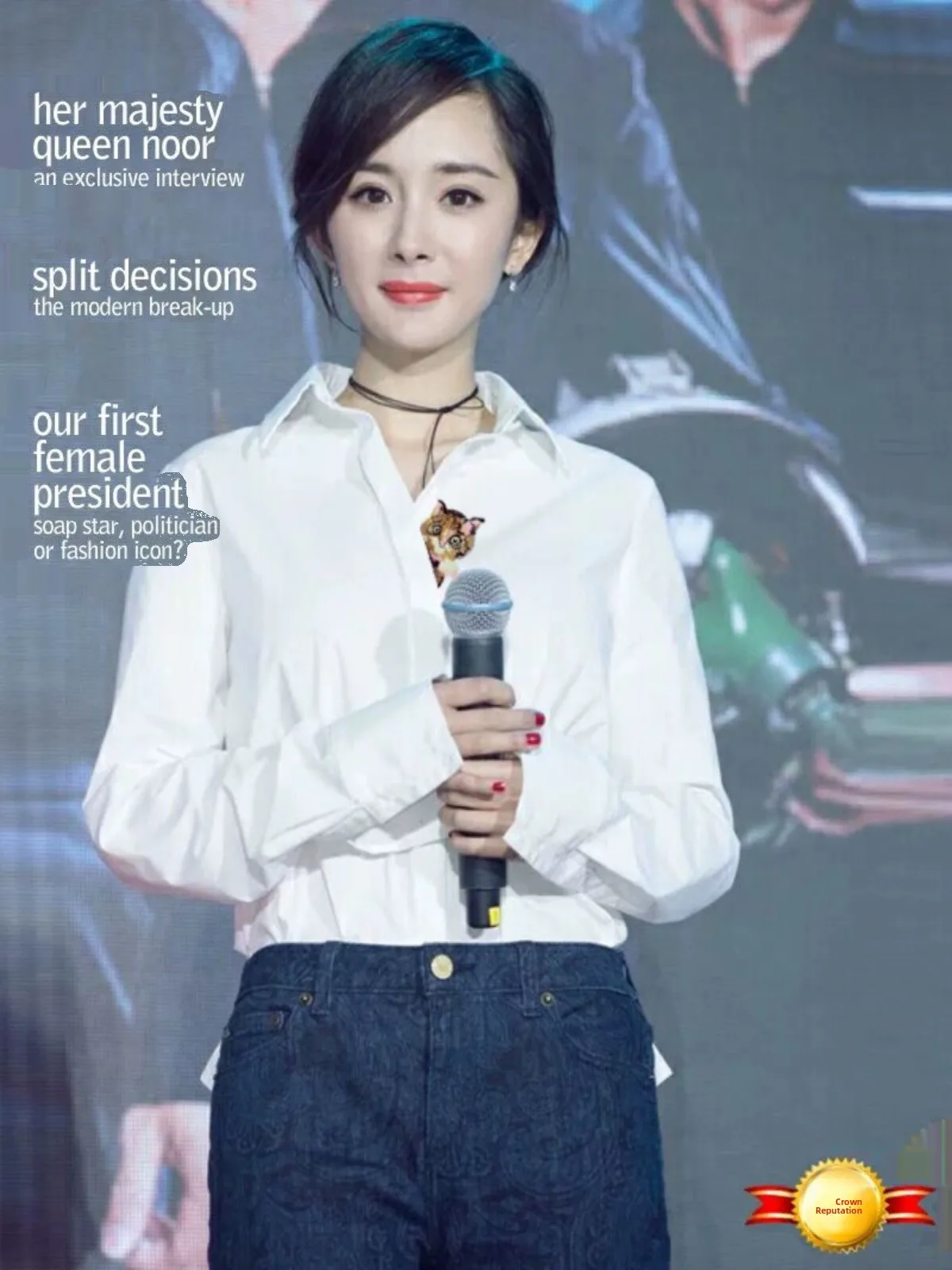 

Spring 2024 Slim Fit Long Sve White irt Women's Base Layer Pure Color Top Korean Sle Commute Wind Button Design Polyester