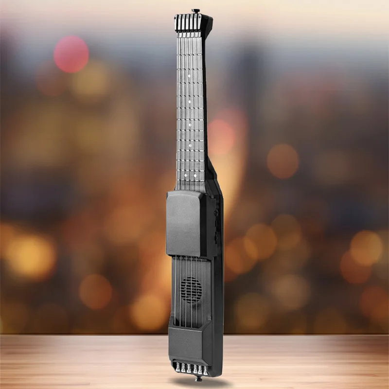 

Мини-умная электрогитара 7/12 ладов, цифровая безголовая гитара, портативный тренировочный инструмент для детей, начинающих с Bluetooth MIDI