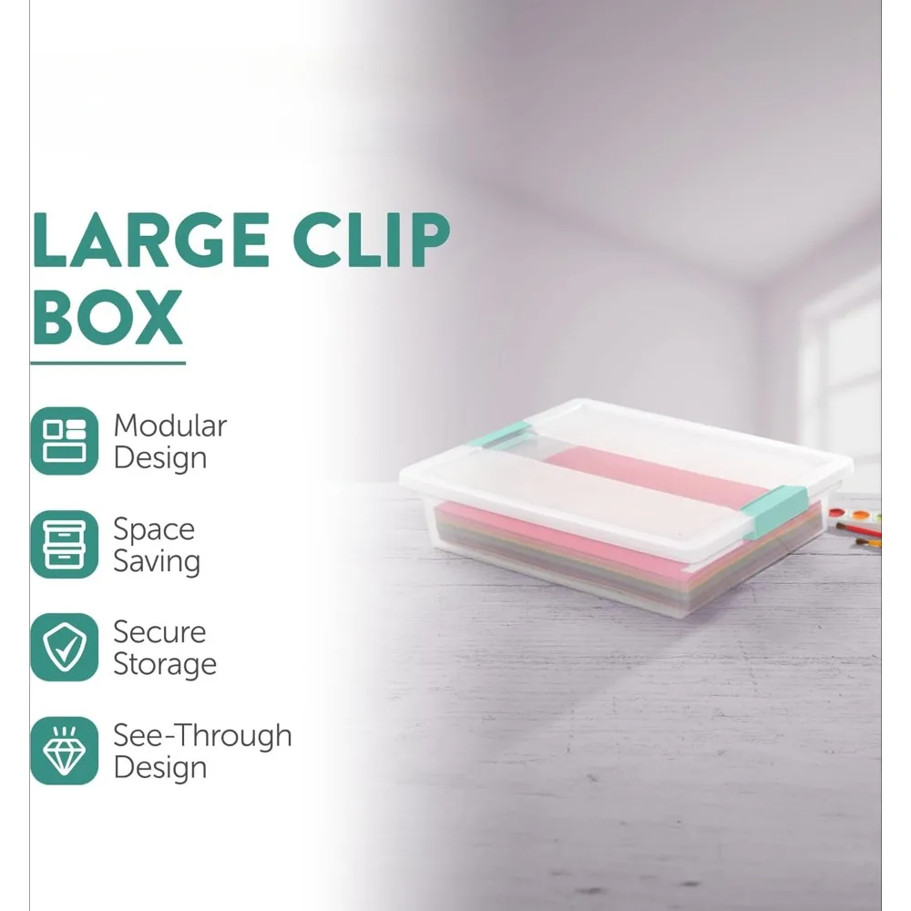 Plastic Storage Bins with Lids 4