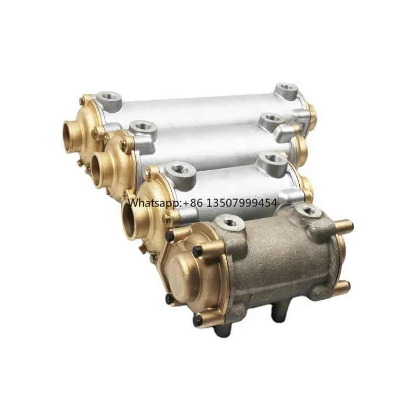 

Dunkai Top Rating Core Aluminum Marine Oil Cooler Radiator Long Service Life Mini Automatic Transmission Threaded Pipe Design