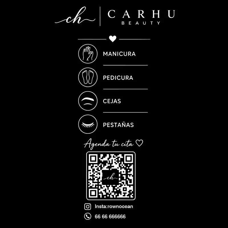 Personalized Beauty Salon Sticker Custom Manicure Pedicure Eyebrow Eyelash Studio vinyl Custom IG Name Business Label Decal E647