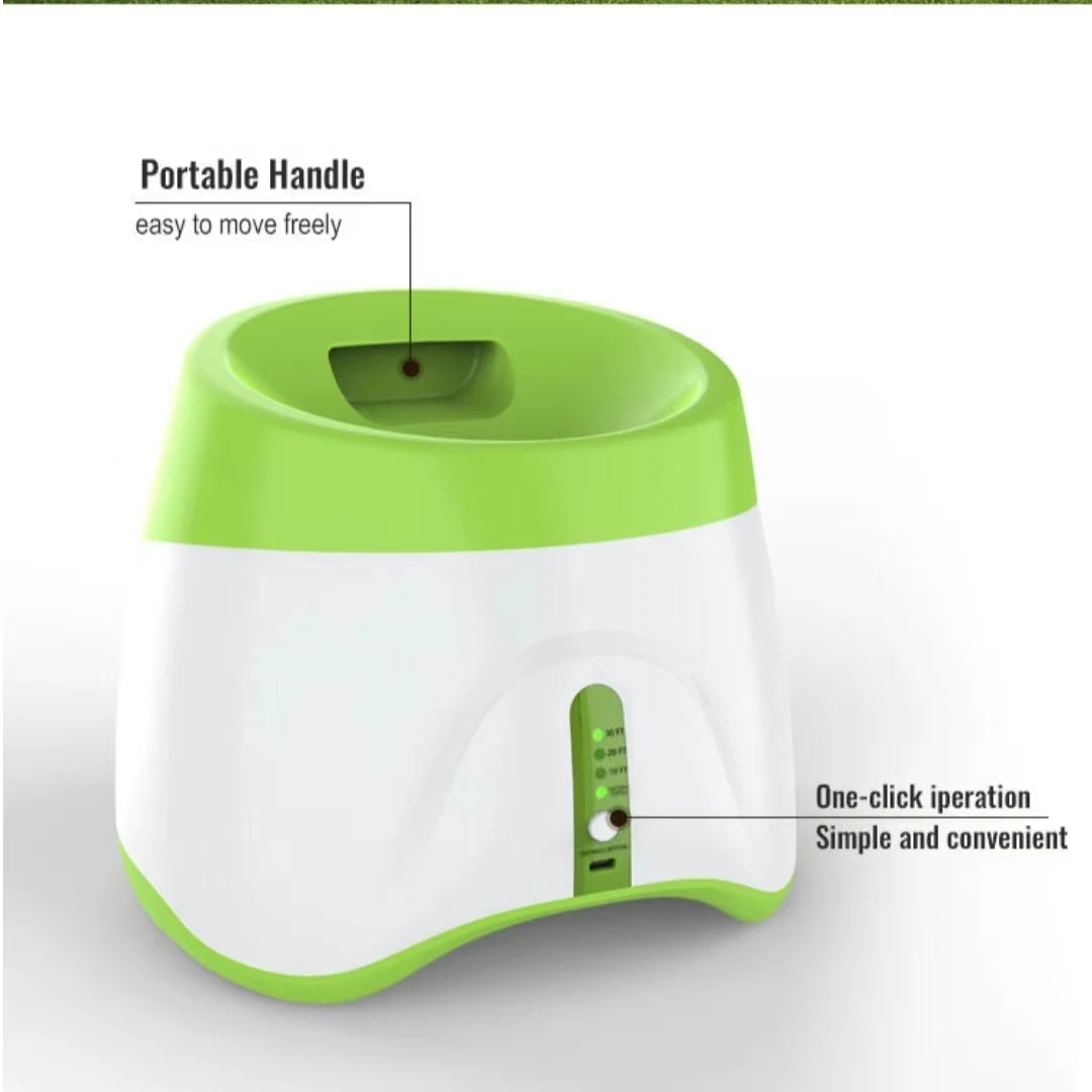 

Interactive Pet Toy Automatic Dog Toy Ball Launcher Plastic Tennis Ball Thrower for Fetch-Loving Dogs