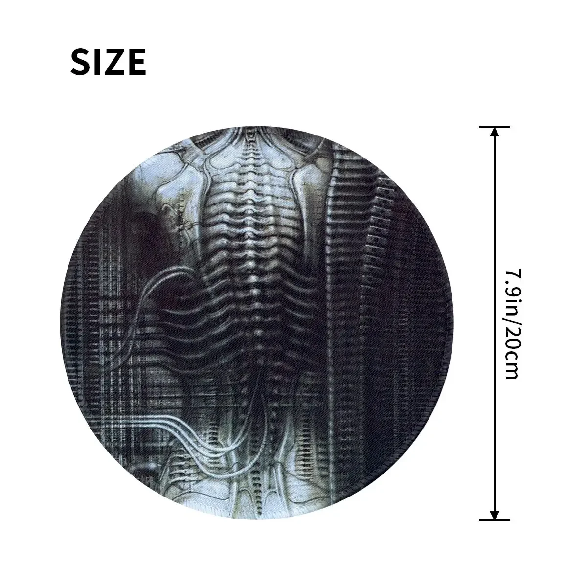 New York City Vi Torso H R Giger Round Mouse Pad Computer Keyboard Mouse Mat Gamer PC Desk Mat Office Table Mats