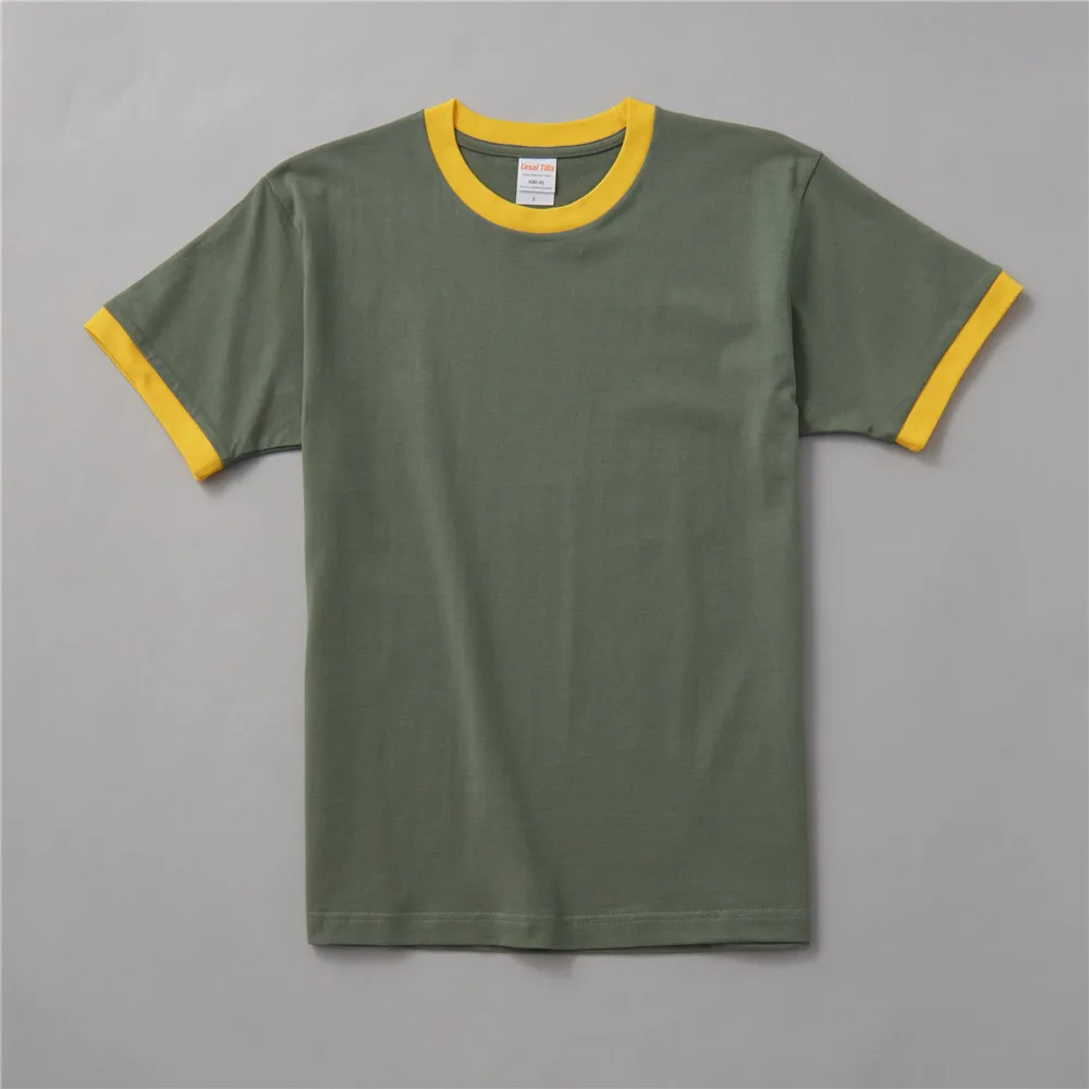 Summer T shirt Men Streetwear Short Sleeve O-neck Male T shirt Men Patchwork Cotton Sport T-shirts For Women Couple Top Tees