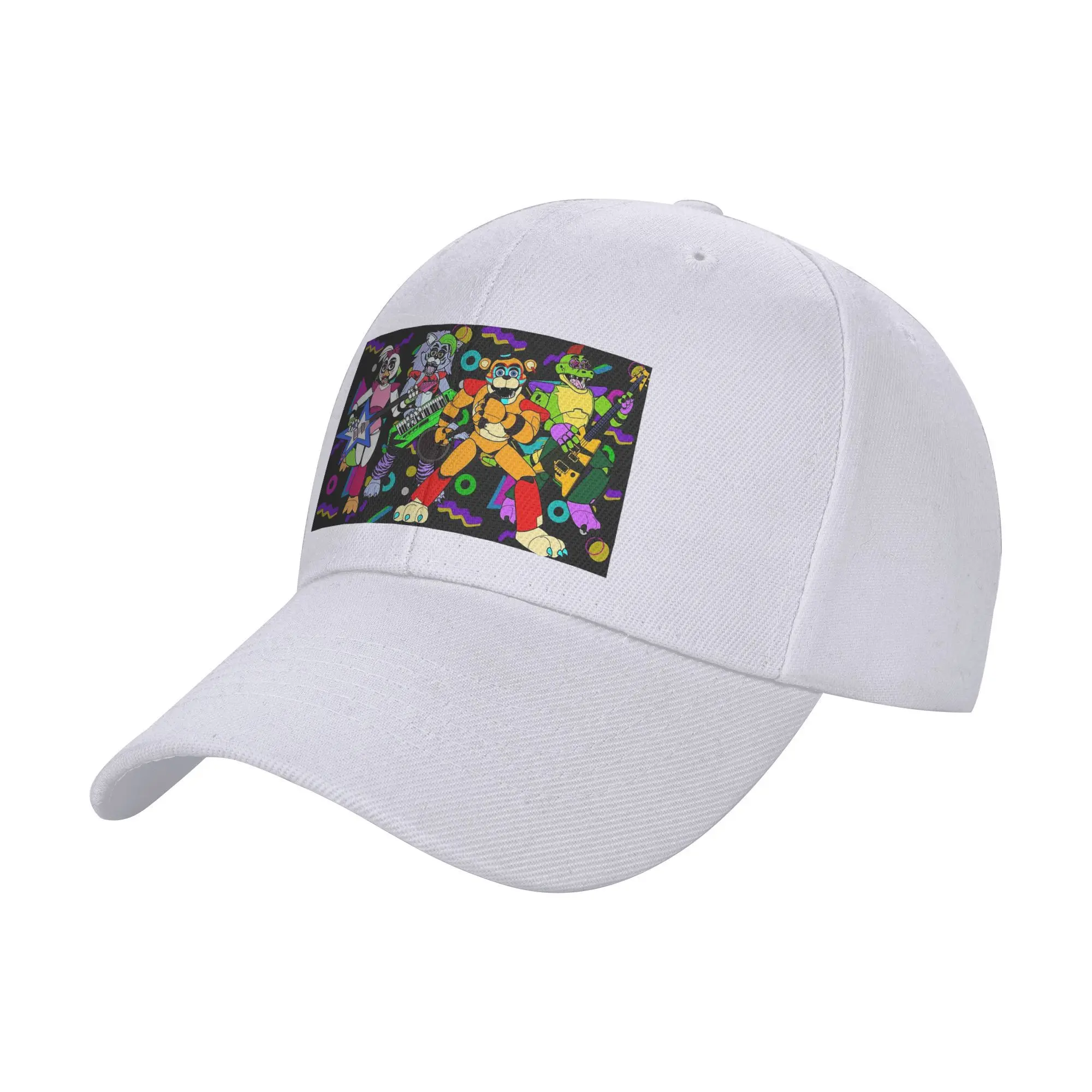 

Unisex Baseball Hats Freddy Fazbear Pizzaplex Performers Streetwear Summer Sports Baseball Caps Hip Hop Cap Casquette Hats