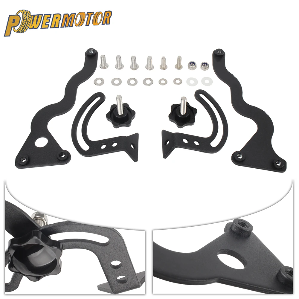 for BMW R1250GS ADV 2014 2022 R1200GS Adventure 2013 2023 Motorcycle Windshield Strengthen Bracket Windscreen Support Holder