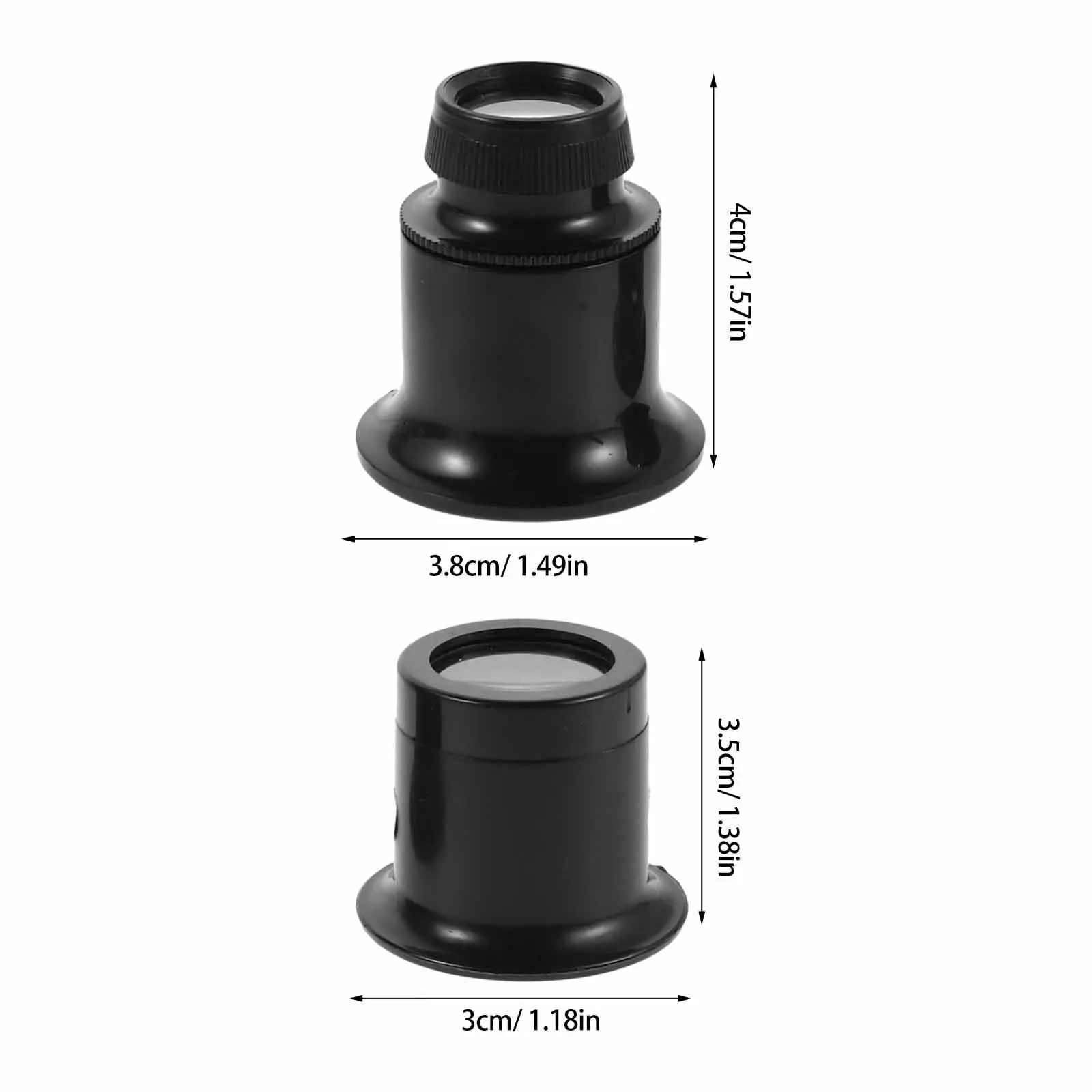 1Set Watch Repair Magnifier Loupe Jeweler Eye Loupe 3X 5X 10X 15X 20X Clip-on Portable Magnifying Spectacles for Watchmakers
