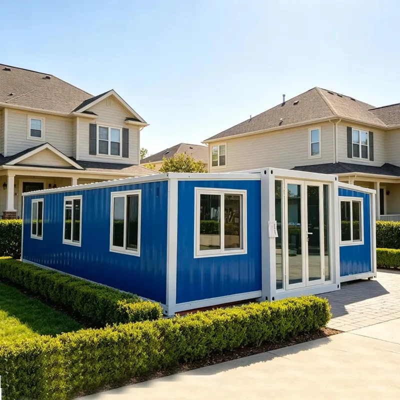 Premium Grade Sandwich Panel Container House and Mobile House 20ft 40ft 2 3 Bedrooms Fire Resistant Composite Panels