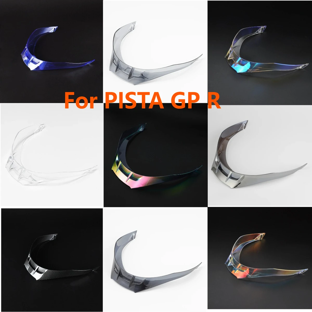 

Replacement Spoiler for PISTA GP R GP RR Motorcycle Helmet Rear Big Tail Parts & Accessories for Track Use