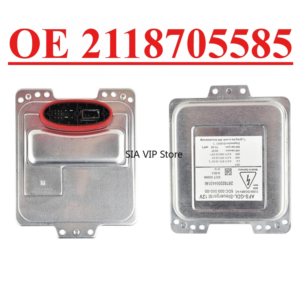 

For 2008-2013 Mercedes Benz E class OE 2118705585 Car Light Computer Front Lamp Control Unit Module Led Light Ballast W221