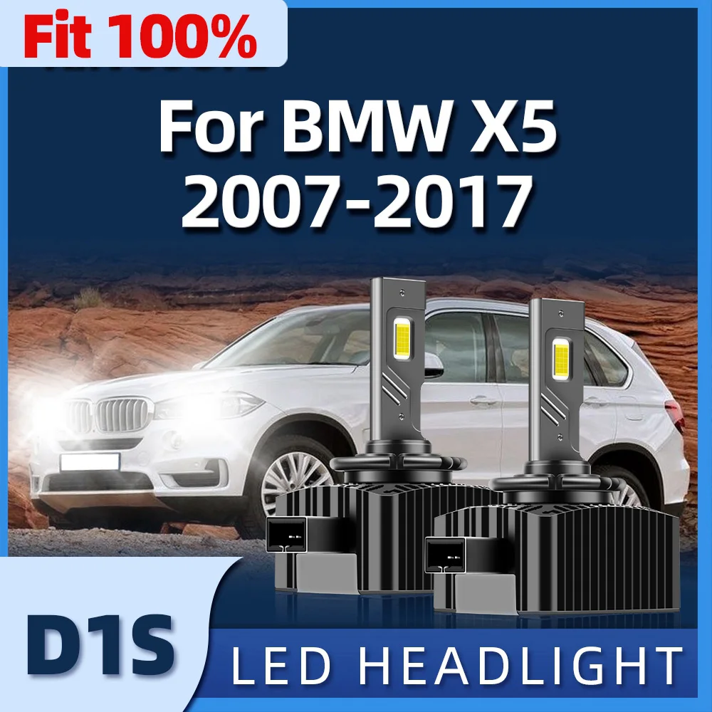

Roadsun 2X LED Car Headlight Bulb 6000K D1s HID Fog Lamp For BMW X5 2007 2008 2009 2010 2011 2012 2013 2014 2015 2016 2017