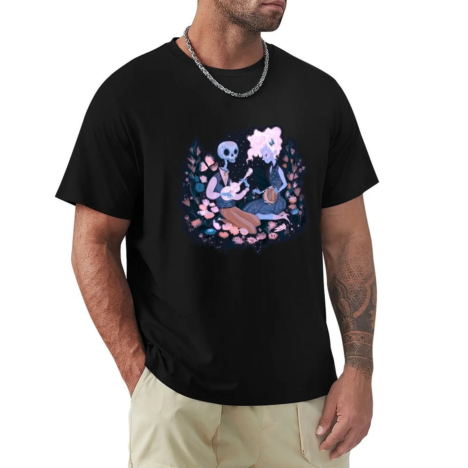 Rhythm of Grief (Day of the Dead) T-Shirt Summer Print Short Sleeve Tee