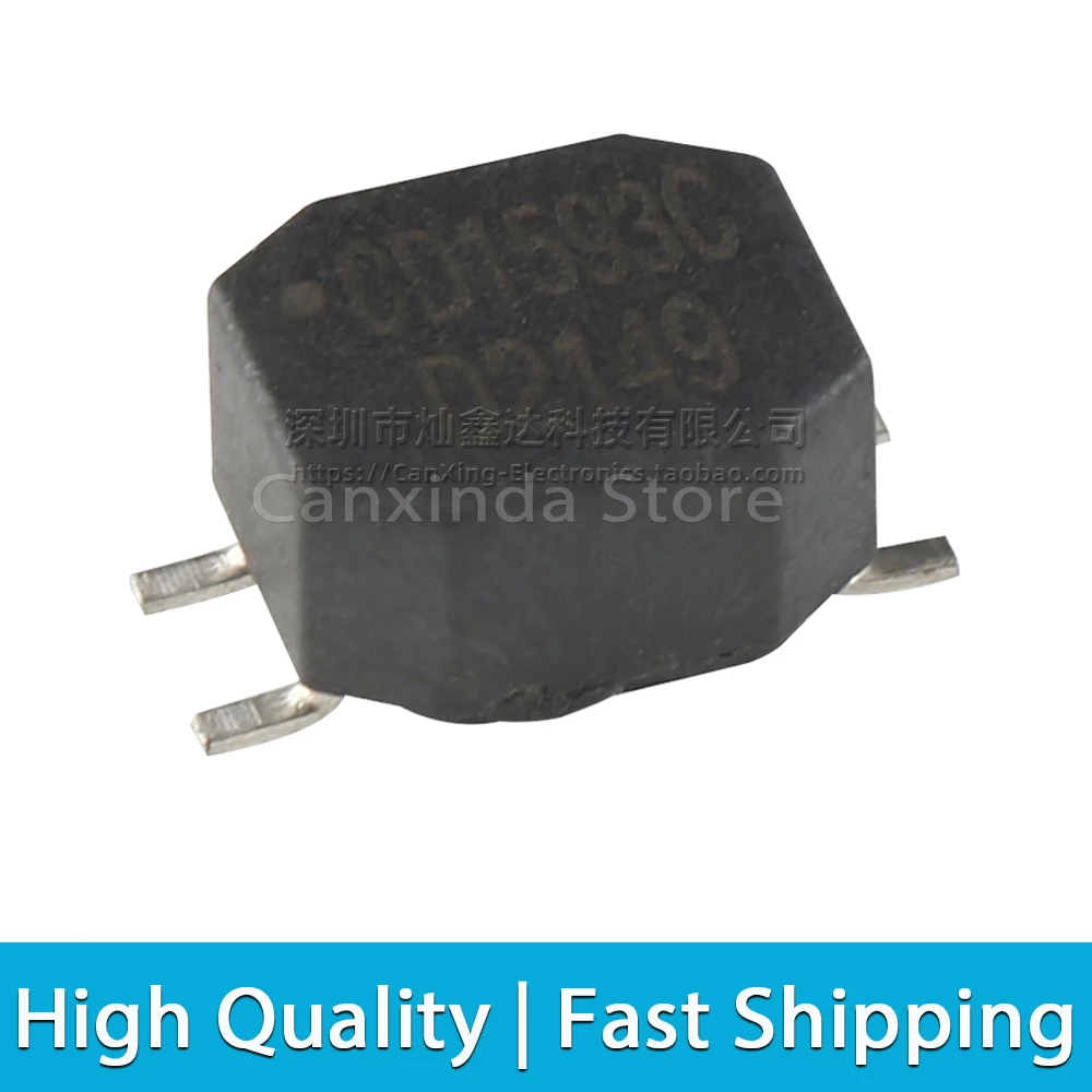 5pcs CD1593C  SMD SMT Common Mode Choke Filter Inductor 2mH 2000UH 0.5A Switching Power Supply Filter Magnetic Coil