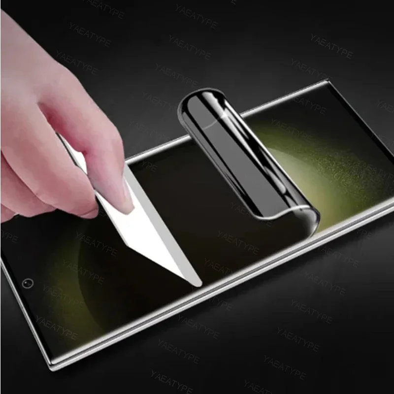 3 Stück Sichtschutz-Hydrogel-Displayschutzfolie für Samsung Galaxy S21 S20 S22 S23 S24 Ultra Note 20 10 S8 S9 S10 Plus Anti-Spy-Folie – Detail 2