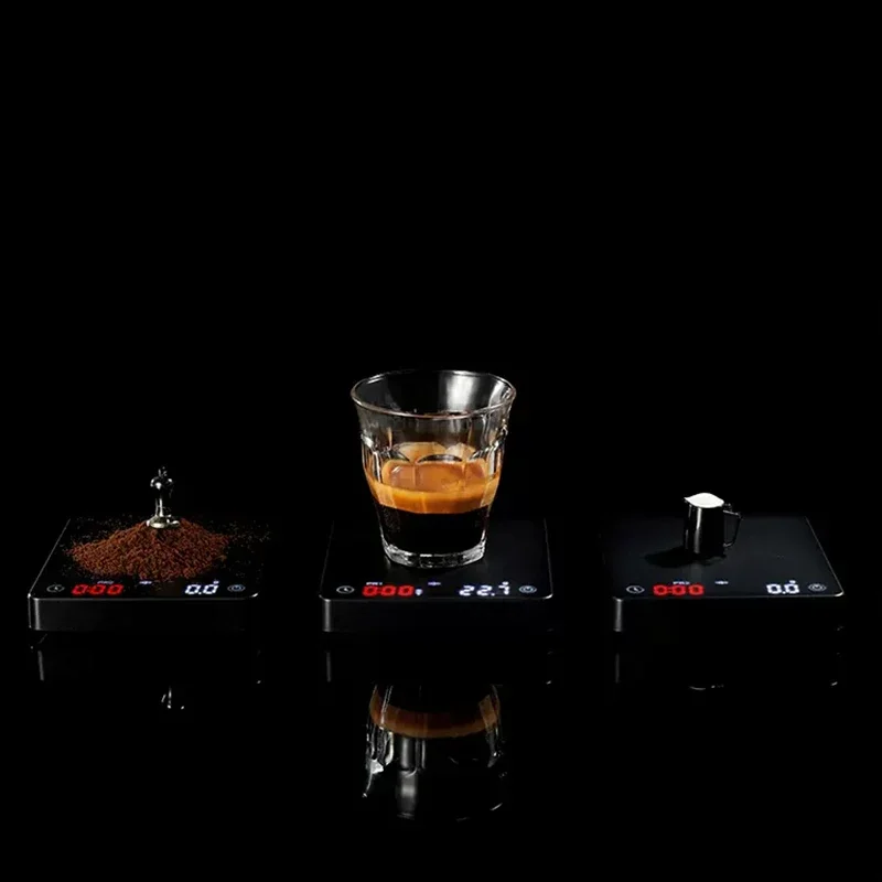 Digital Espresso Coffee Scale Mini Smart Drip with Auto Timer USB Precision Electronic Kitchen Home Barista Accessories Gift