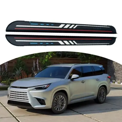 2Pcs Running Board Side Step Nerf Bar Pedal Protector for All New Lexus TX 2024