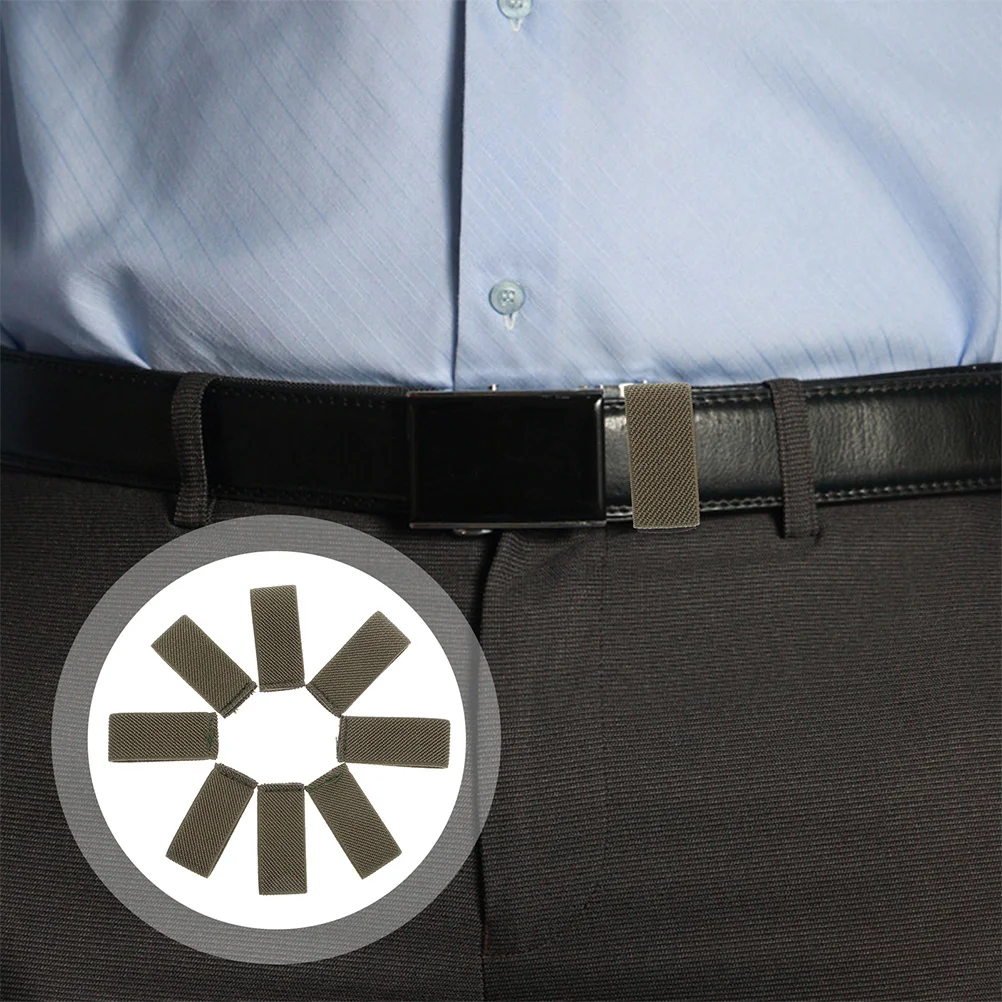 

10Pcs Elastic Strap Keeper Twill Loop Nylon Material Non-Slip Belt Retainer for Outdoor Tactical Belts and Backpack Harness