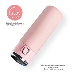 Intelligent digital thermal cup with temperature display, leak -proof vacuum bottle, keep cold and heat, thermal water bottle, preservation, 420ml 8 Main Sales Digital Thermal Bottle - №8