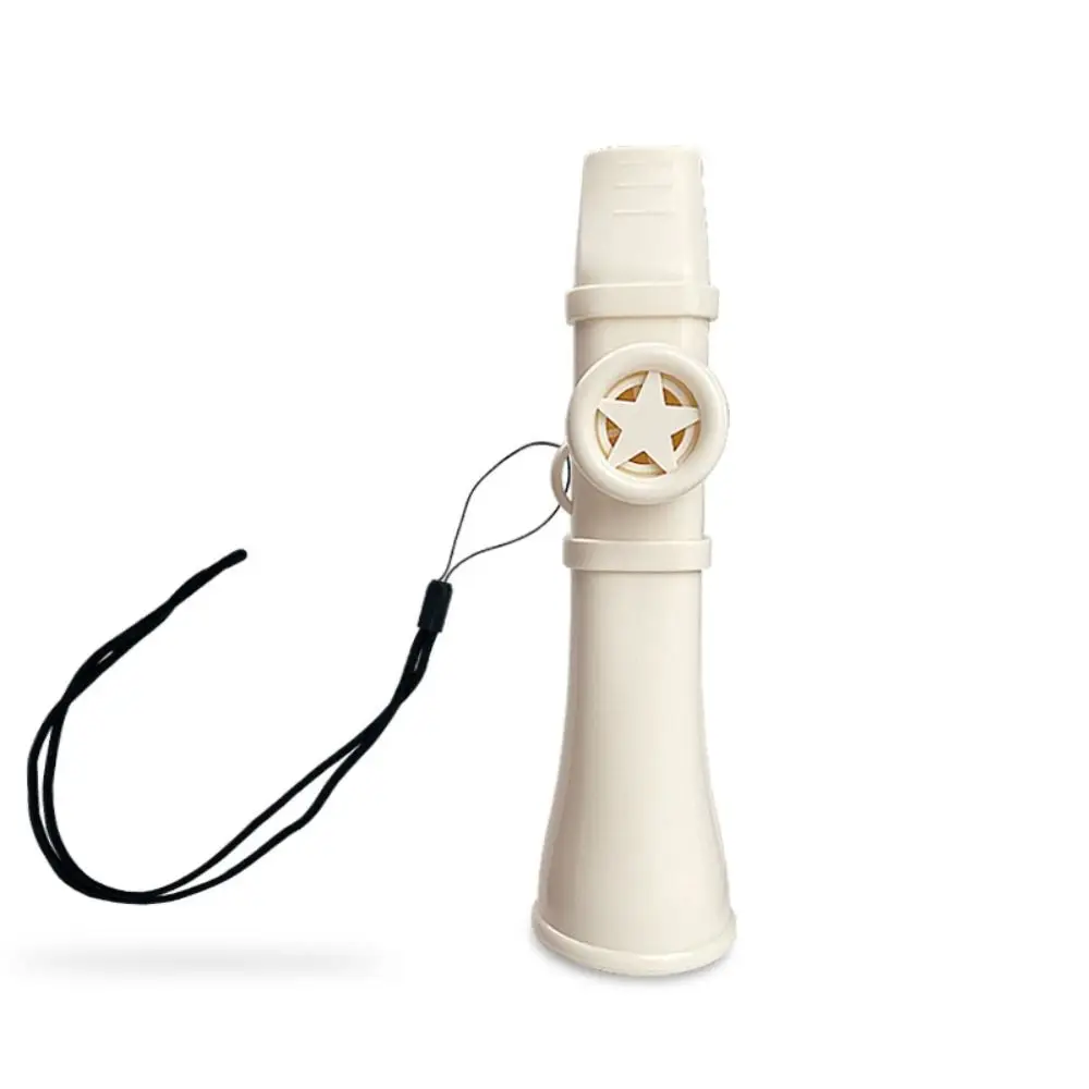 Portable ABS Kazoo Flute with Lanyard British Musical Instruments Joyful Easy To Learn Musical Whistle Toy Boys Girls Gift