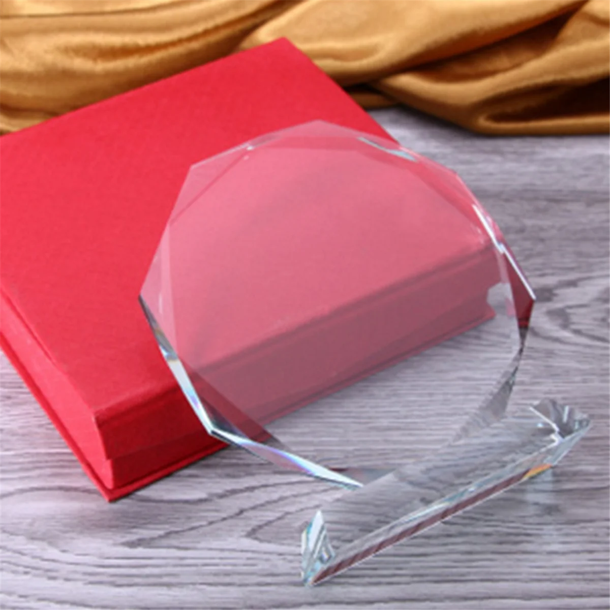 مبيعات! كأس كريستال زجاجي، ميدالية كريستالية فارغة، جوائز شركة الحلي التذكارية لموسم التخرج