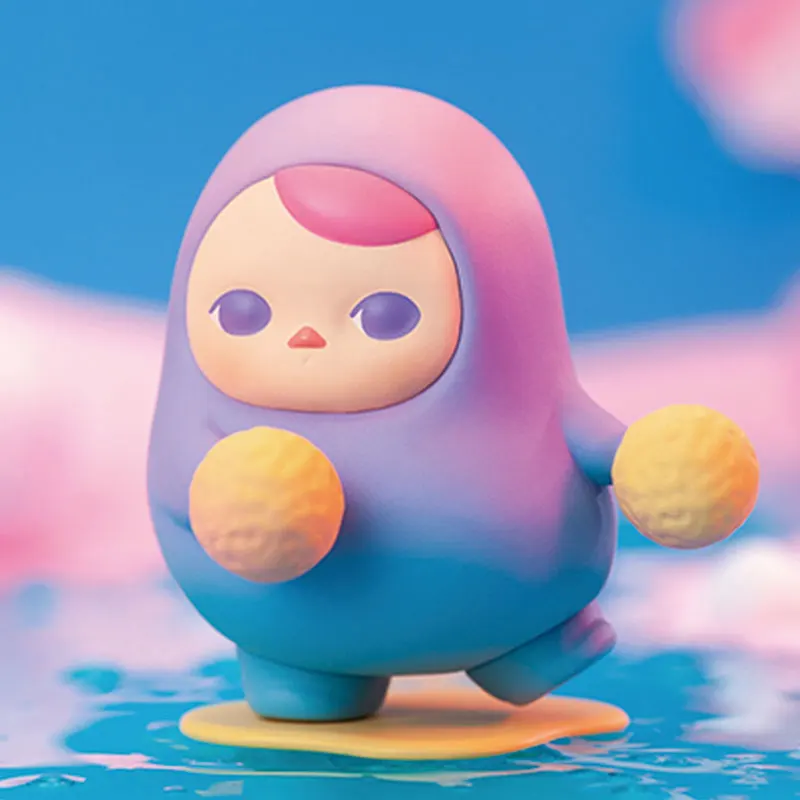 

PUCKY Relaxing Beans Series Blind Box Surprise Box Original Action Figure Cartoon Model Mystery Box Collection Girls Gift