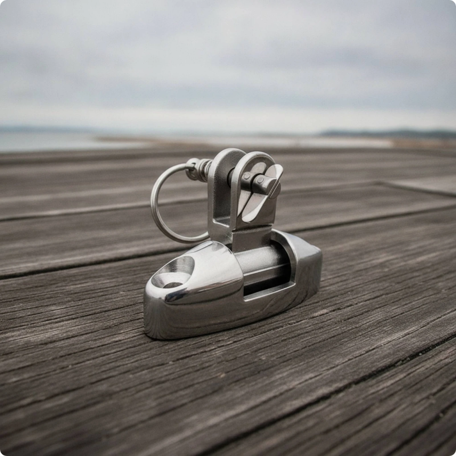 Deck Hinge with Pin and Loop Stainless Steel Deck Hinge with Pull Loop Hardware Heavy Duty Easy to Install for Boats, Yachts
