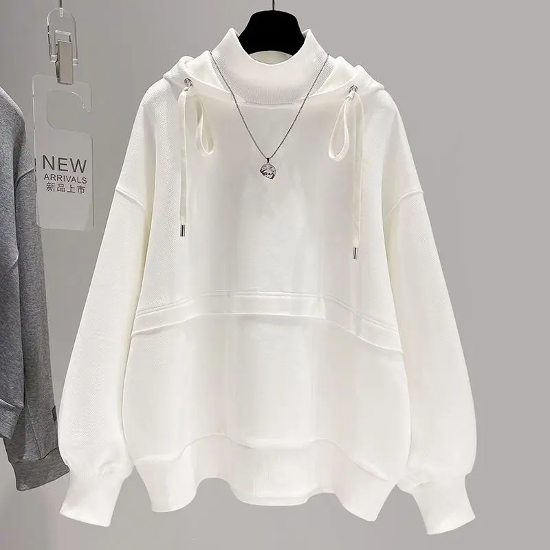 

Oversizd Hoodies Women Spring Autumn Trendy Thin Hooded Pullover Fashion Design Popular Tops Korean Loose Short Coat Y2k Hoodie