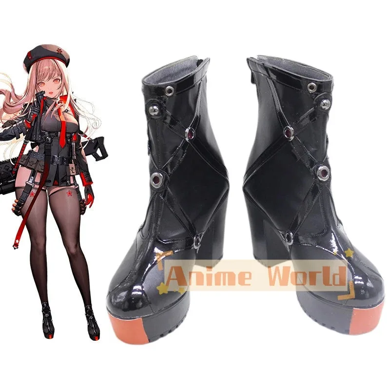 

Богиня Победы: Nikke Unlimited Rapi Обувь для косплея Хэллоуин Карнавальные сапоги на заказ