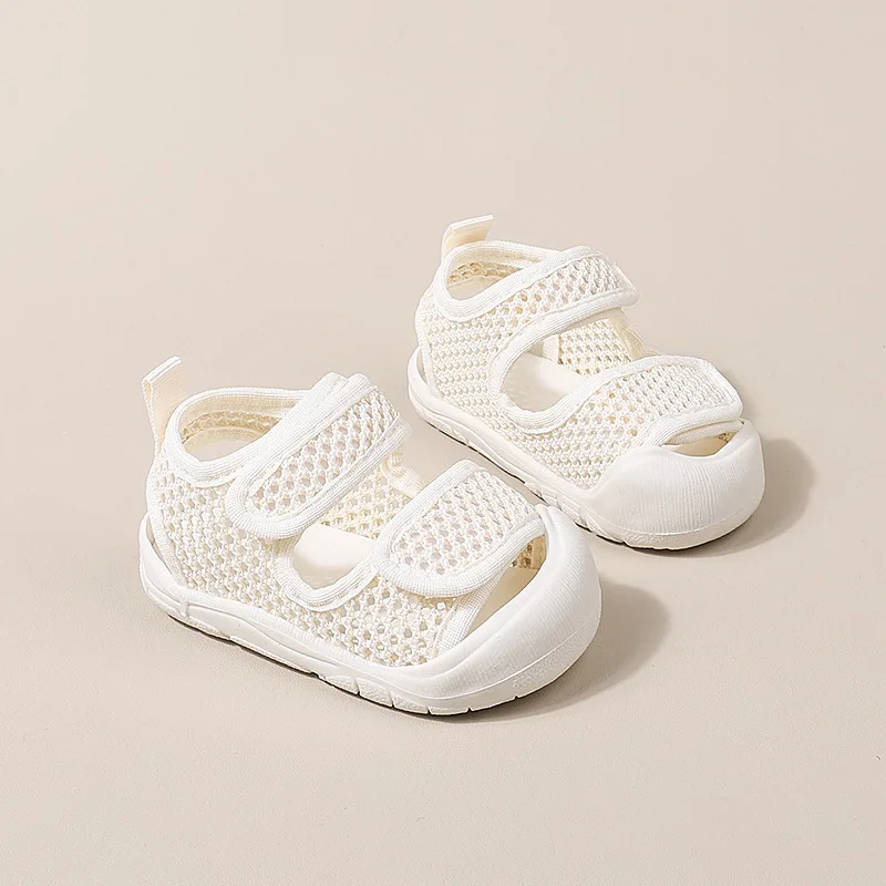 

Summer Kids Soft Soled Velcro Walking Shoes Girls Indoor Mesh Non-Slip Breathable Sandals Children Sandals Fashion Casual Shoes
