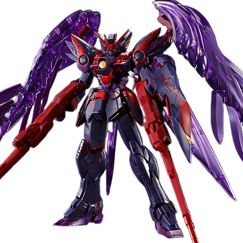 Bandai Originele MODEL KIT GUNDAM MG WING GUNDAM NUL EW [CROSS CONTRAST KLEUREN/CLEAR PAARS] 1/100 Anime Figuur Montage Speelgoed