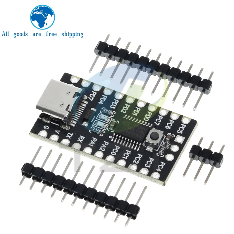 TZT 1/3 قطعة CH32V003 مجلس التنمية الحد الأدنى نظام الأساسية مجلس RISC-V مفتوح المصدر TYPE-C منفذ USB CH32V003F4P6