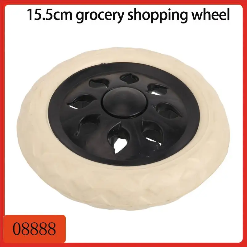 

Replace your scooter tires with durable 155mm universal silent shopping cart pulley wheels for easy modification.