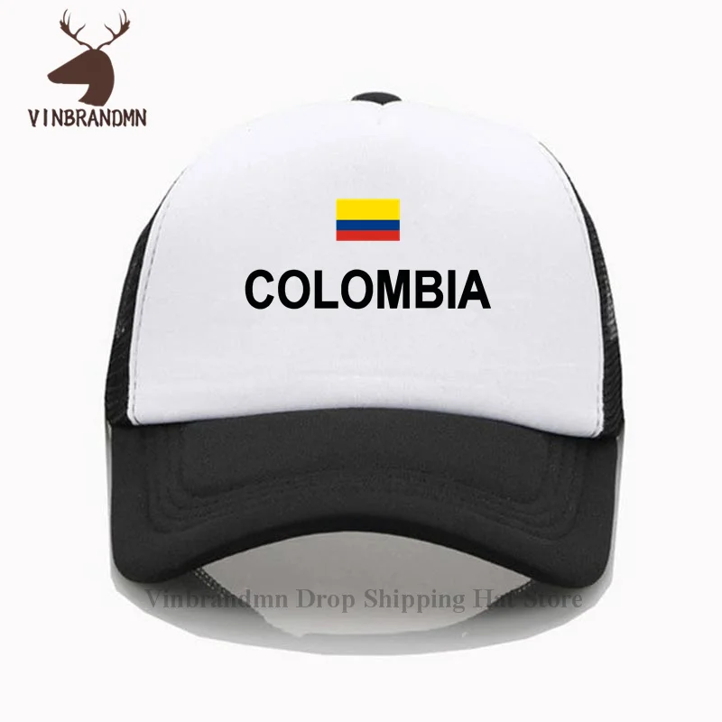 Colombia bucket hat fashion 2022 baseball cap 100% cotton fishing hat Sports gyms country flag COL 02 new Outdoor summer sun hat