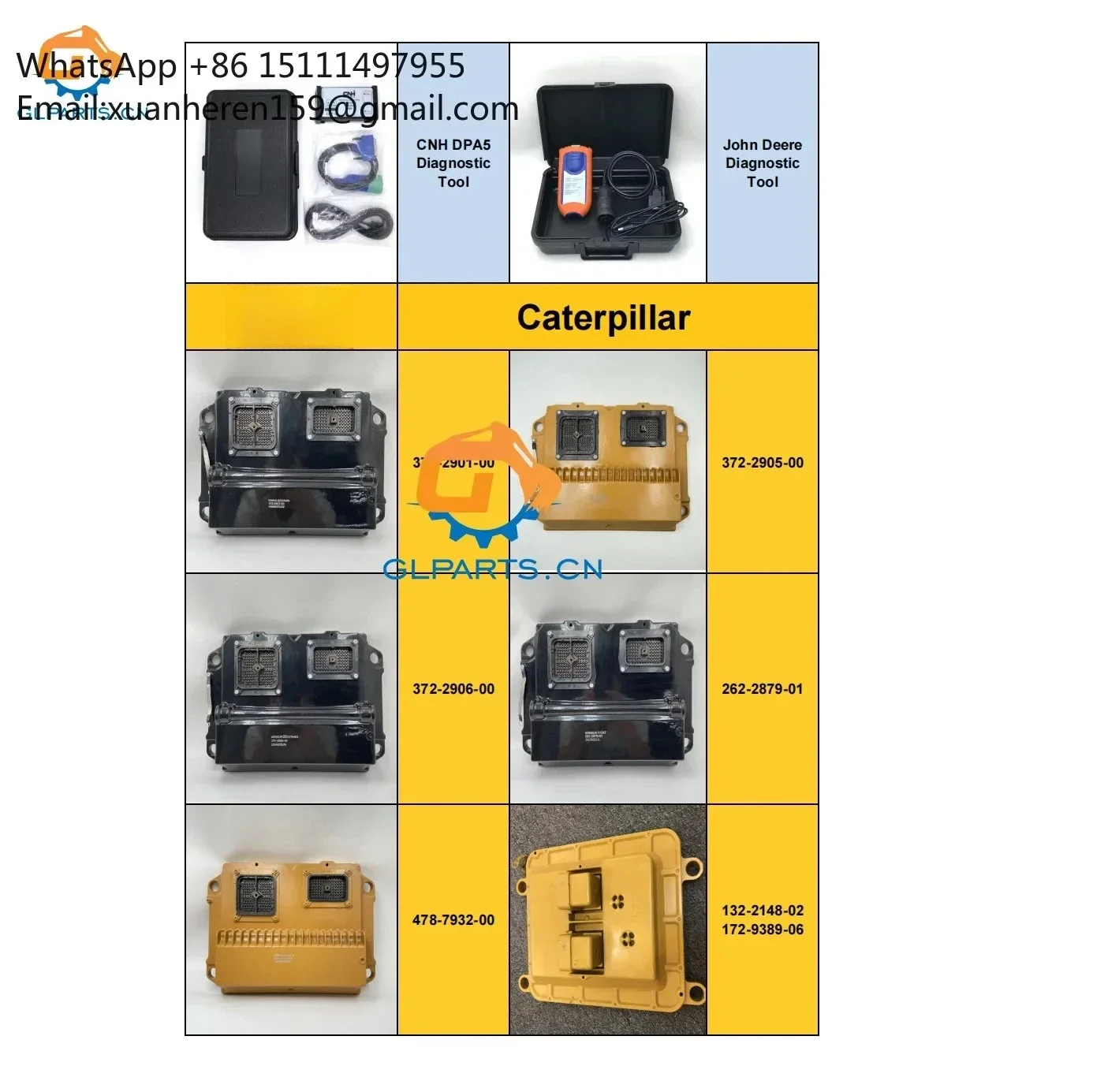 Excavator  Parts ECU/ECM, 0281-020-069 4BG1 6D16 4HK1 6HK1 J05/J08 6BG1 6D24 P4993120 Programed Controller