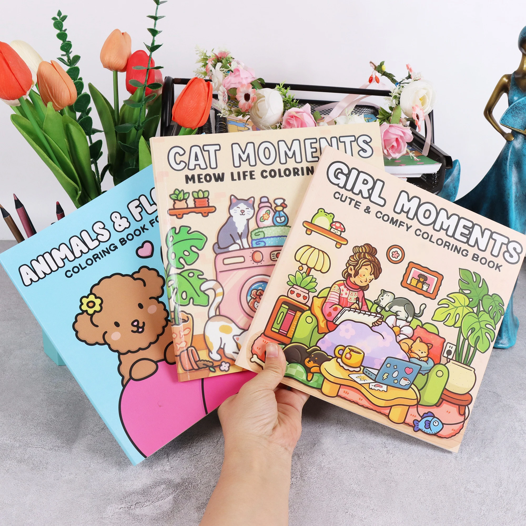 

3 My Animal Friends coloring books bring fun to coloring lovers with cute animal characters, scenes and creative illustrations