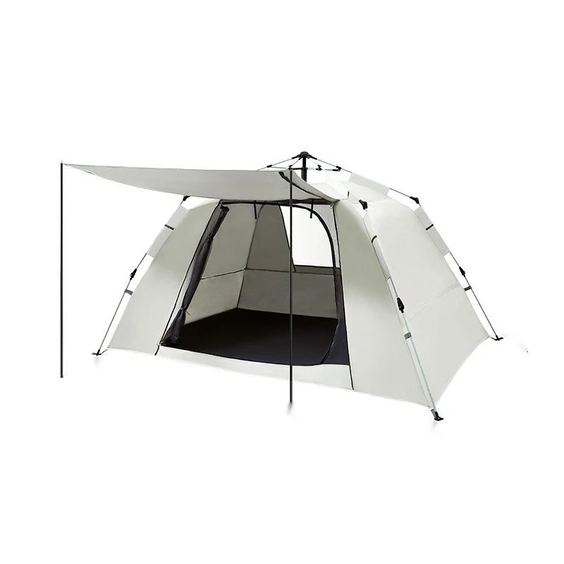 Sunshade Stock Factory Supplies 2-person Hiking Waterproof FiberGlass Tents 2-in-1 Family Camping Tents