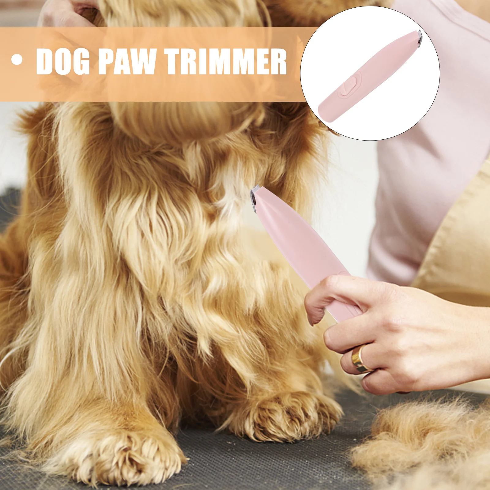 

Dog Grooming Supplies Electric Pet Clippers Low Noise High Speed Motor Portable Durable Easy to Operate for Small Pets
