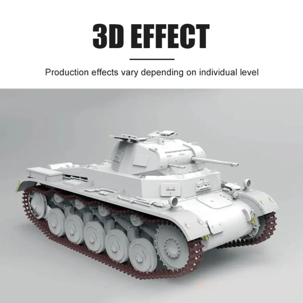 Gecko model scale model kit 16GM0008  army tank Pz.kpfw II (Sd. Kfz.121) Ausf. A-B-C 1/35