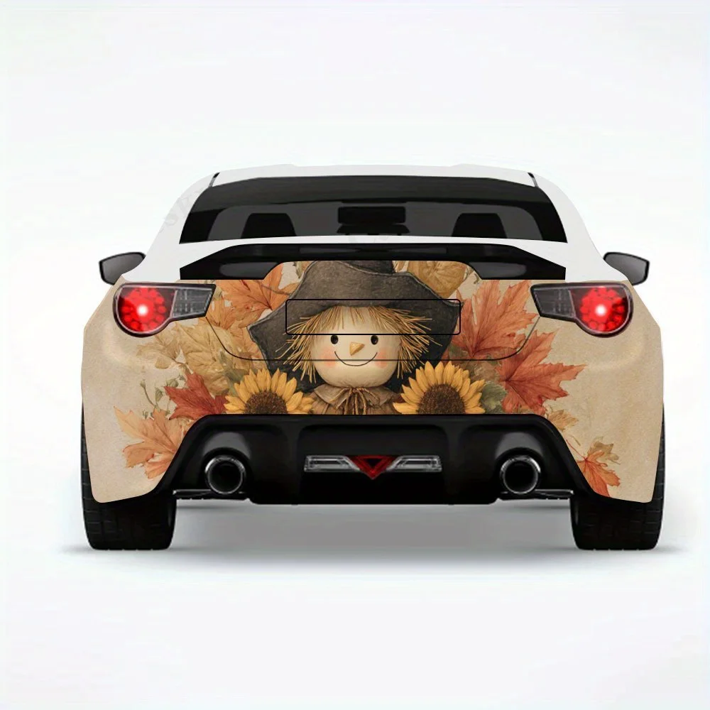 

Пугало - виниловая наклейка на заднюю часть автомобиля, водонепроницаемые самоклеящиеся виниловые наклейки для хвоста и бампера автомобиля, защита украшений