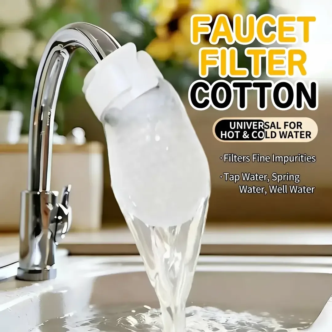 

50Pcs Disposable Faucet Filter Bags, Universal Tap Water Purification Accessory, Effectively Removes Impurities for Daily Use