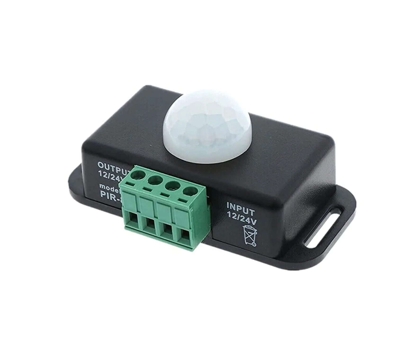 PIR sensor switch, infrared human body  induction switch DC12-24V,12V 144W,6A 1 channel