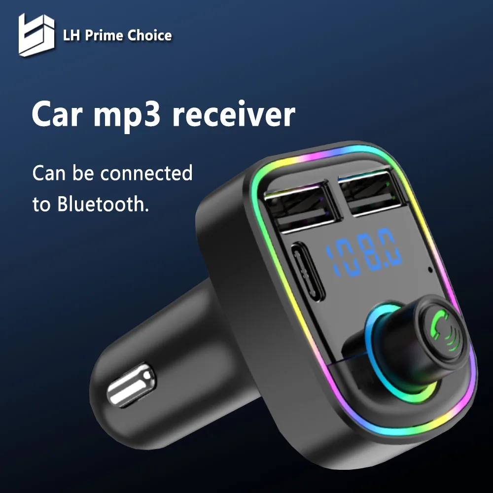

Bluetooth5.0 FM Transmitter Wireless Radio Adapter Car Kit Dual USB Charging Car Charger MP3 Player Phone Hands Free Car Radio