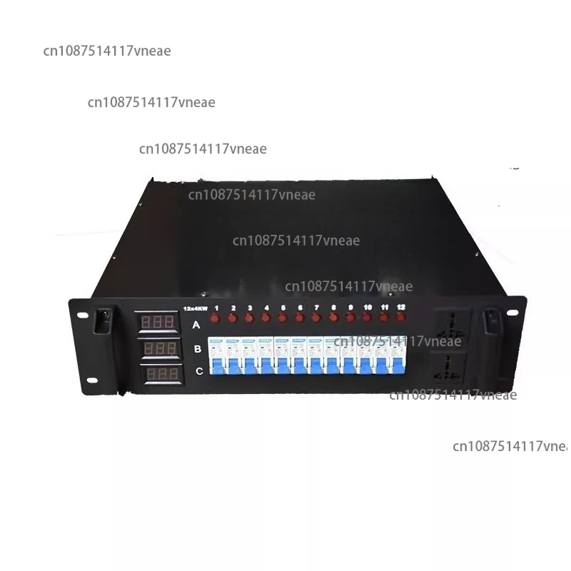 

12 Channels 4000W Through Box 4kw Dimming Table Distribution Box, Power Supply Silicon Box, Stage Audio Lighting Power Box