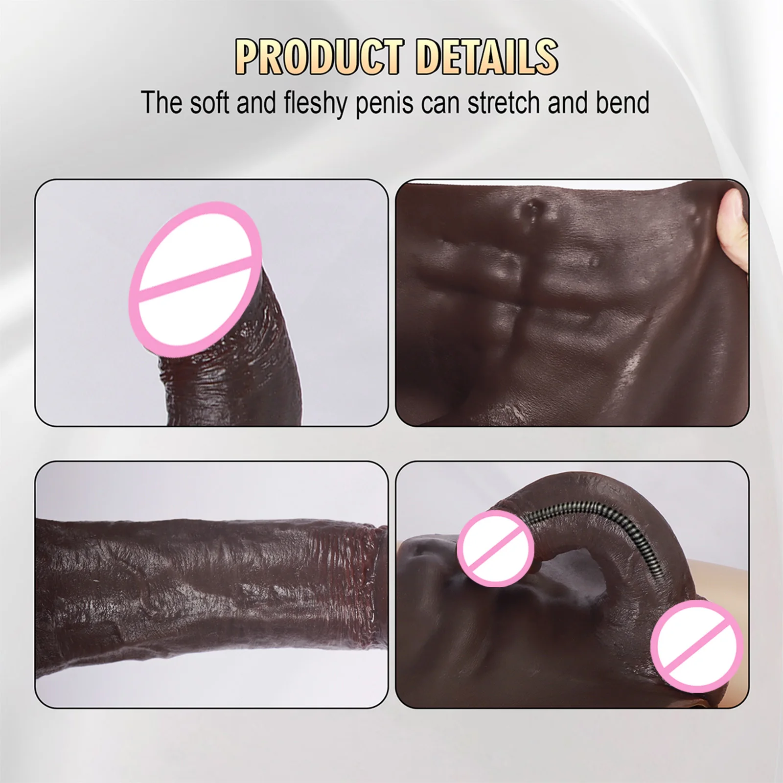 New Dildos Strap on Wearable Realistic Dildo Pants for Women G-spot Penis Harness Belt Erotic Panties Adult Sex Toys for Lesbian view 3
