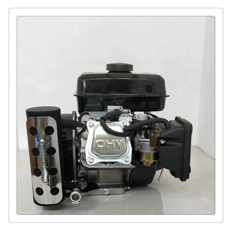 6 kW high power and low noise pure copper 27-pole 223 gasoline generator range extender square base vibration is small.