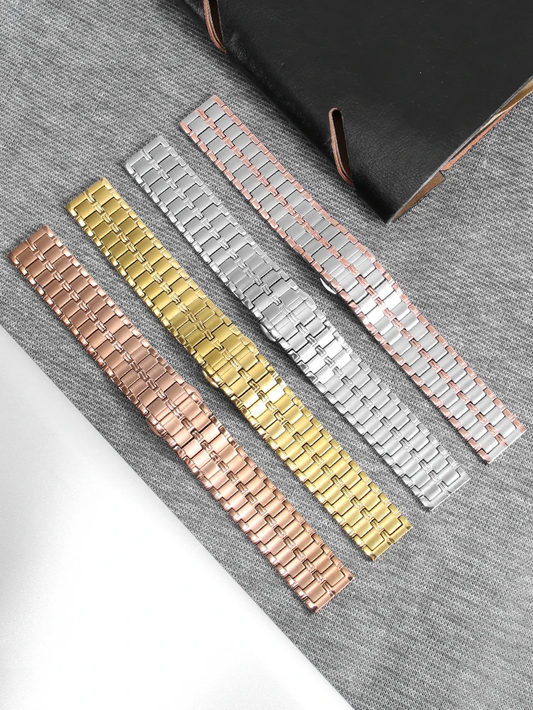 

Stainless steel watch strap suitable for Tissot Longines, Rolex, Casio, Armani, Fiyada men's and women's watch chains