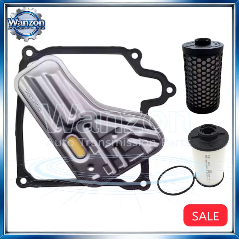 Filtro de aceite para transmisión automática 02E DQ250 DSG, junta de almohadilla de aceite para embrague, para VW Audi 02E305051C O2E 02E325429, accesorios para coche