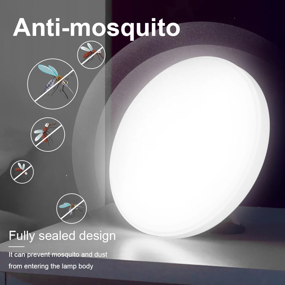 LED Ceiling Light 220V Round Modern LED Light 12W 24W 36W 48W Waterproof IP55 for Indoor Living Room Decor or Radar Sensor Light