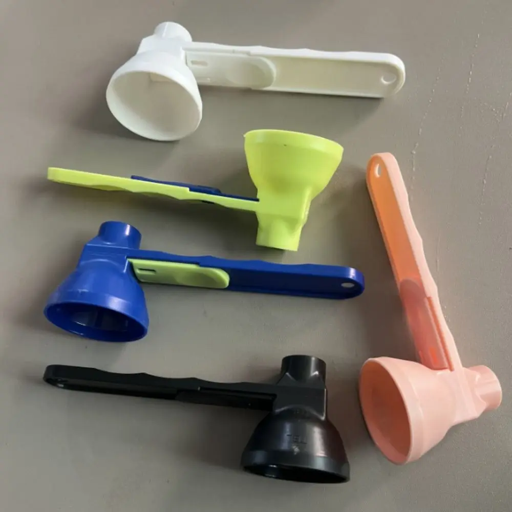 Flling Coffee Scoop Funnel Reusable 2 in 1 Sliding Design Protein Powder Scoop Plastic Measuring Spoon Kitchen Accessories
